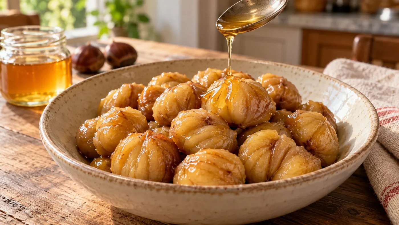 Castagne al Miele in Padella: Il Segreto per una Glassa Lucida in 10 Minuti