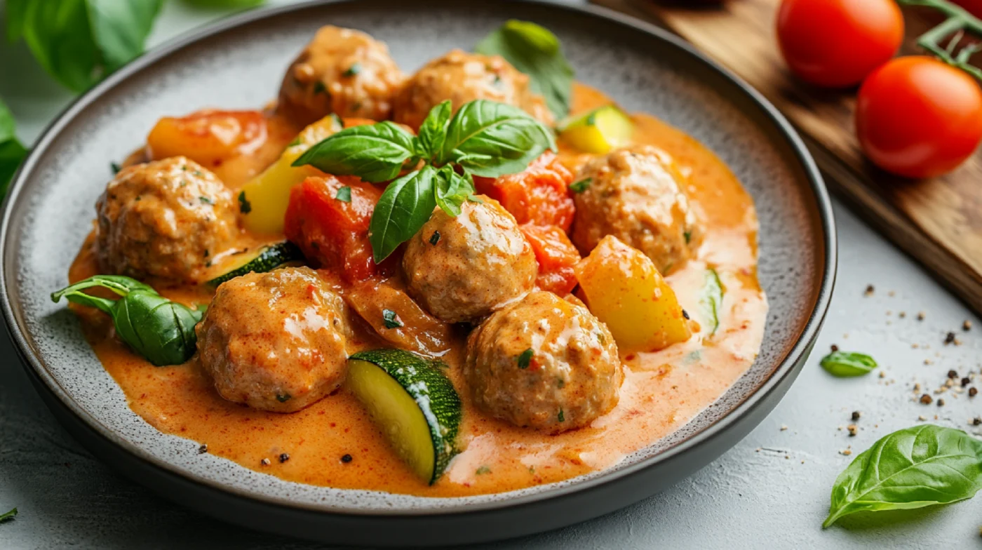 Polpette Mediterranee in Salsa Cremosa: Il Trucco per Farle Morbidissime e Saporite