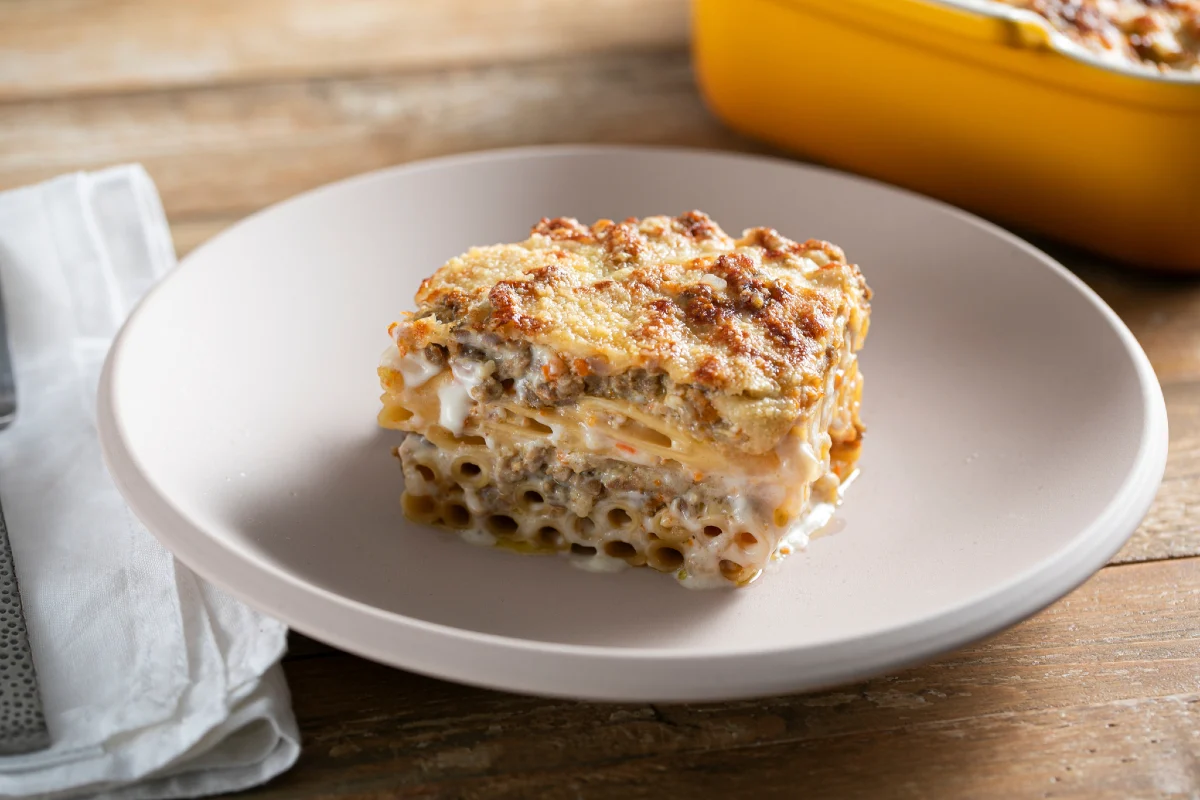 Ziti al forno in bianco